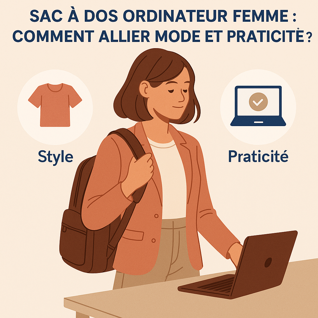 Sac à dos ordinateur femme : comment allier mode et praticité