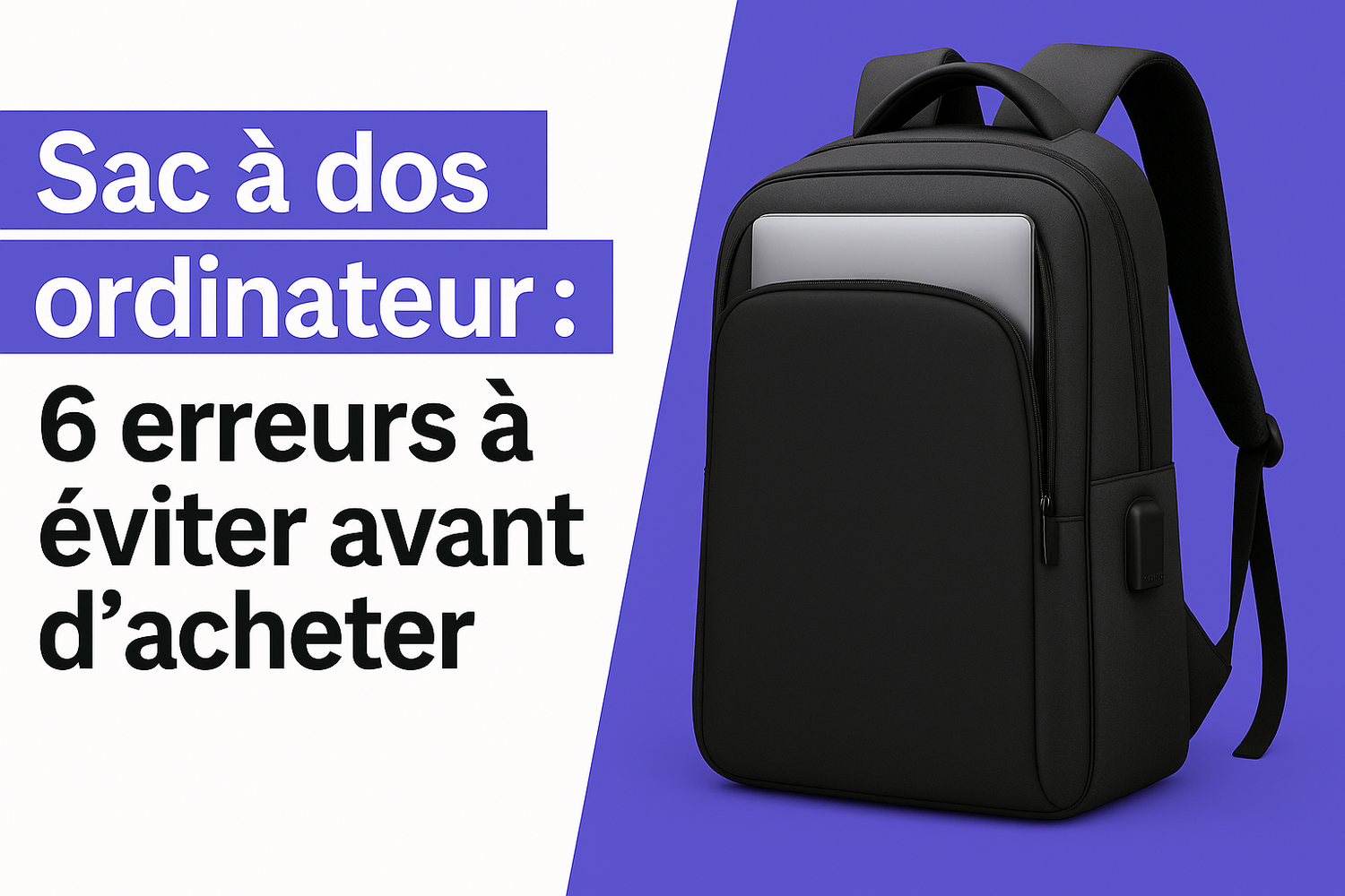 erreur achat sac à dos ordinateur
