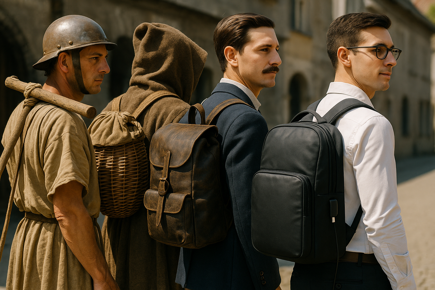 histoire du sac à dos en image