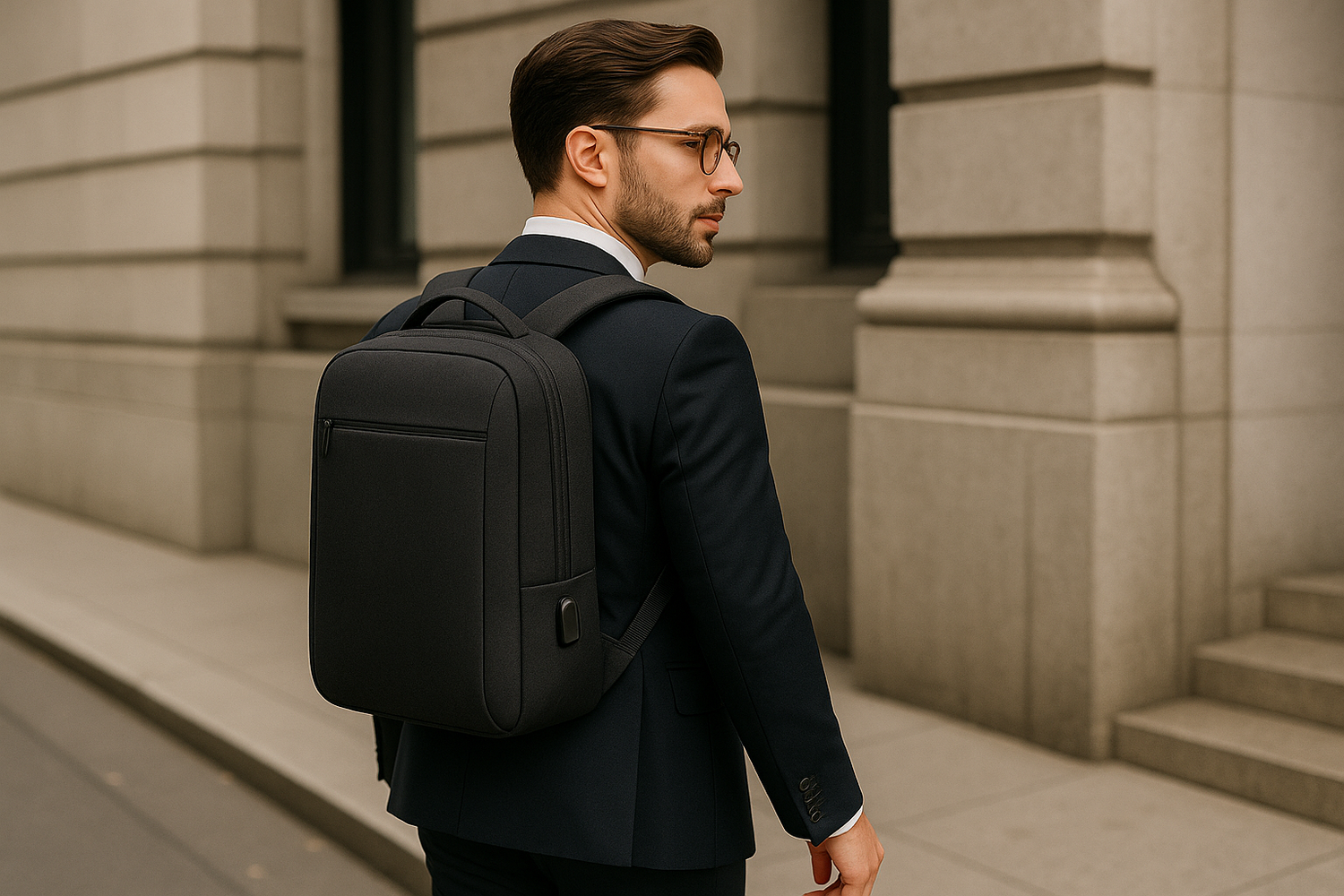 Peut-on porter un sac à dos pour ordinateur avec un costume ?