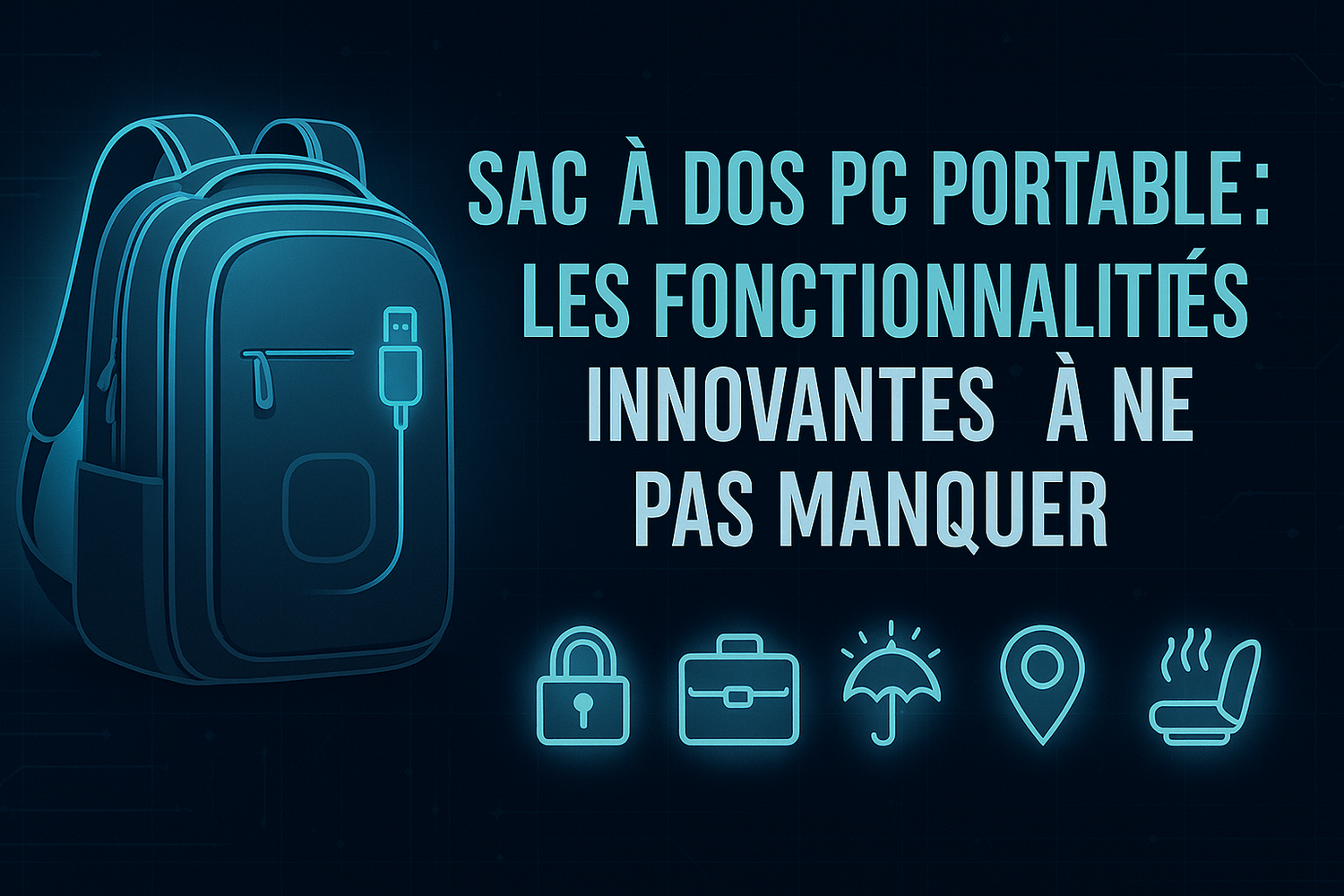 sac à dos connecté