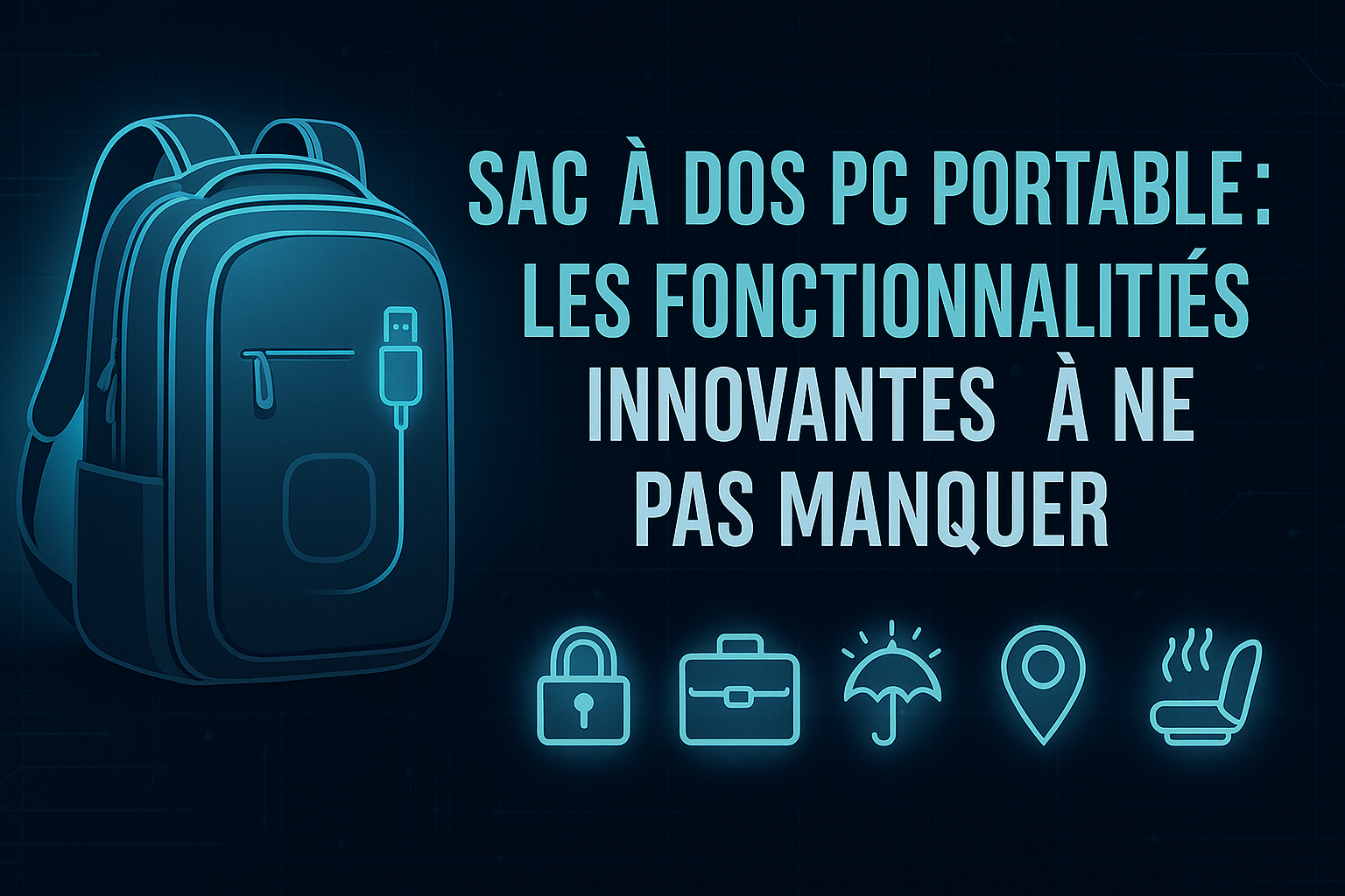 sac à dos connecté