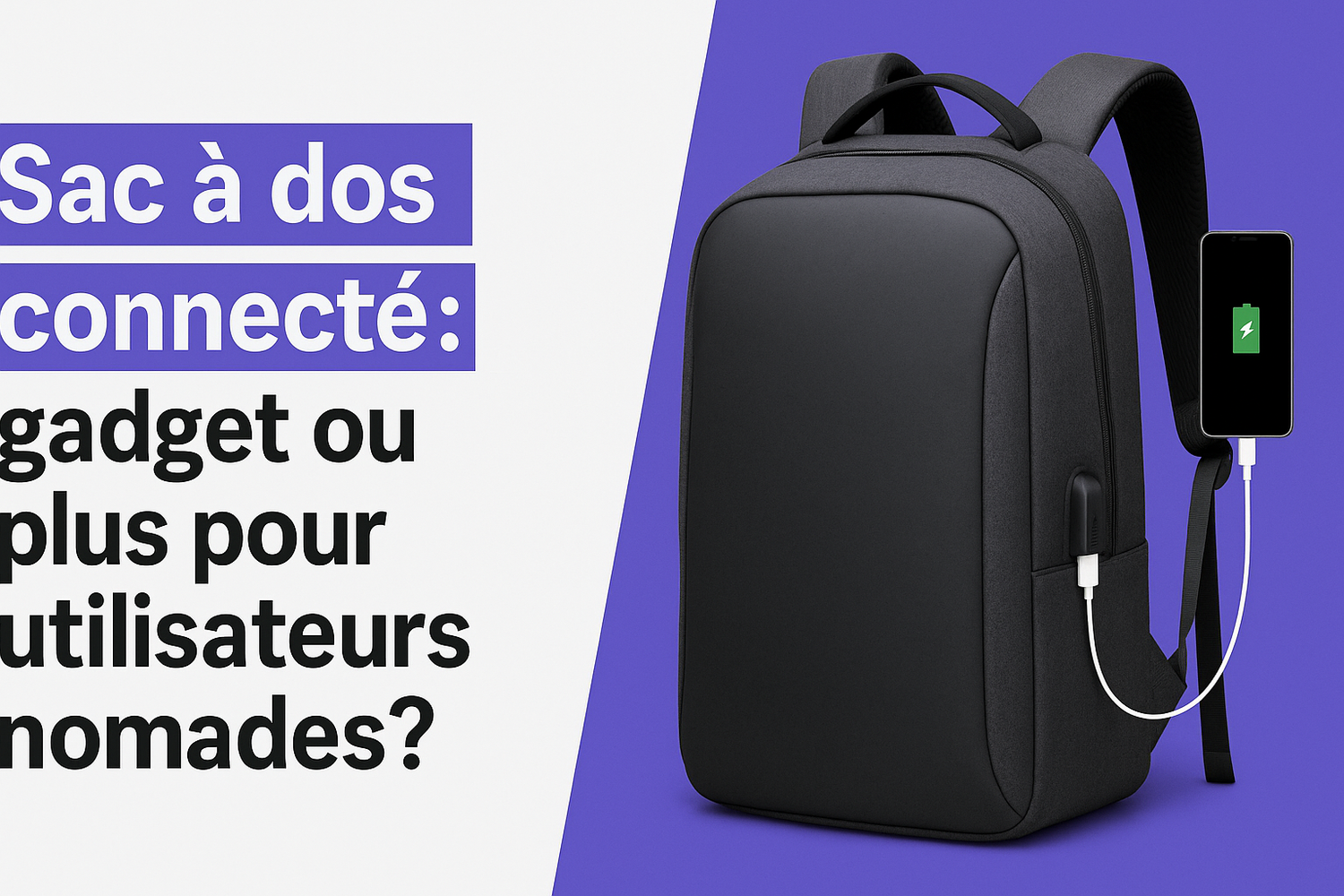 Sac à dos connecté : gadget ou vrai plus pour les utilisateurs nomades ?