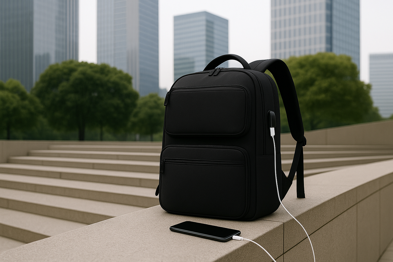 sac à dos ordinateur portable avec port usb