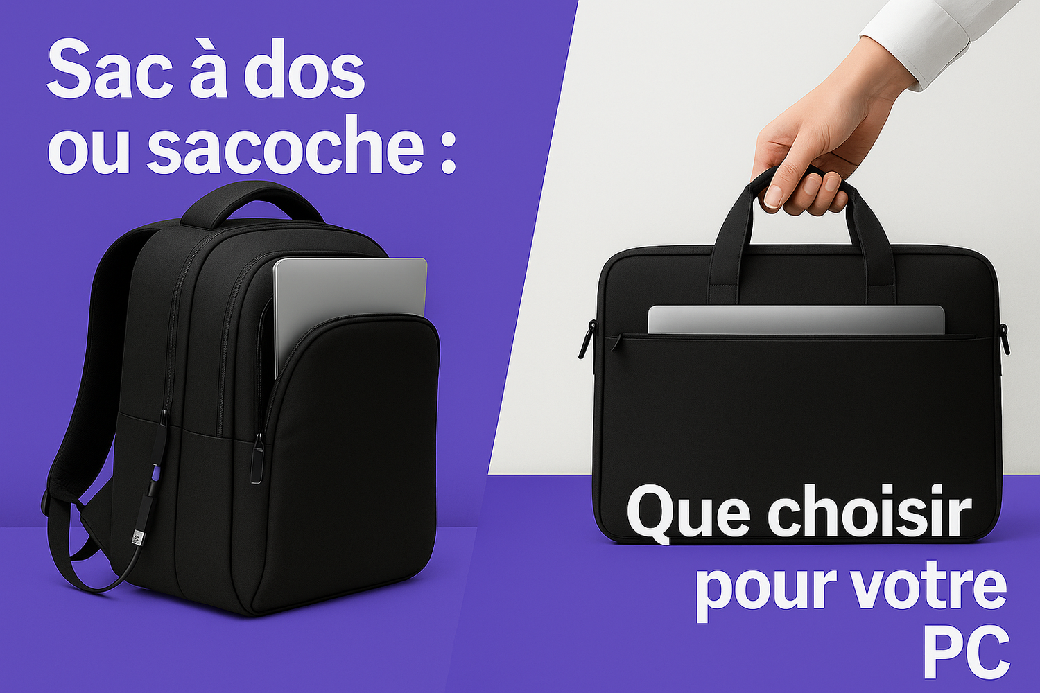 sac a dos ou sacoche ordinateur