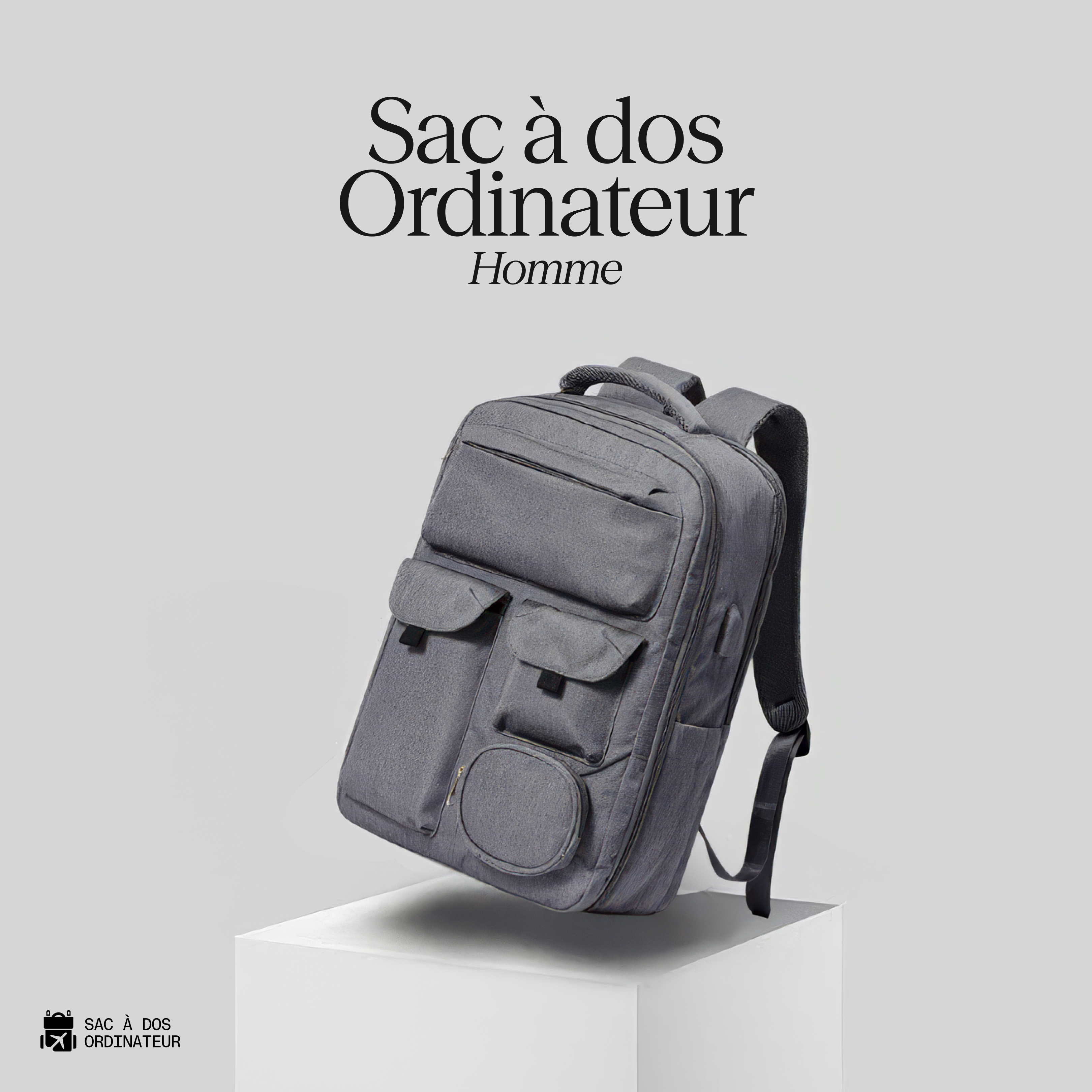 Sac à dos ordinateur homme