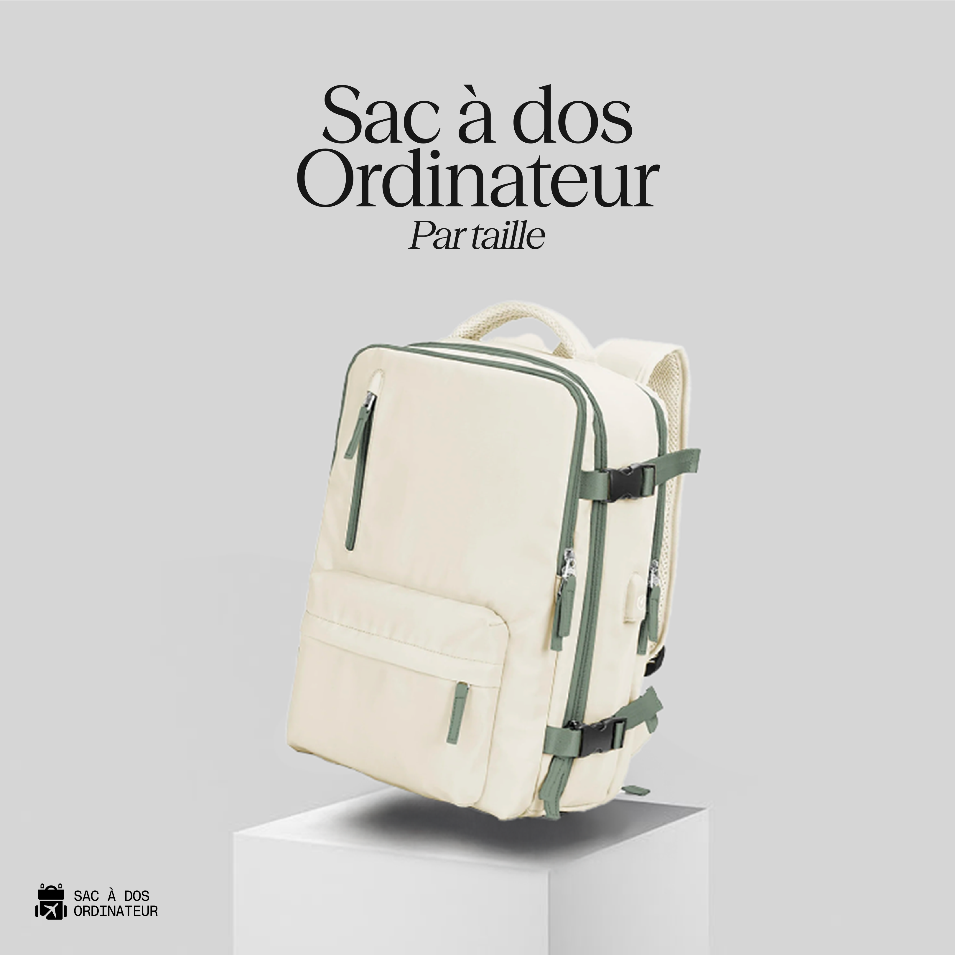 Sac à dos PC par taille