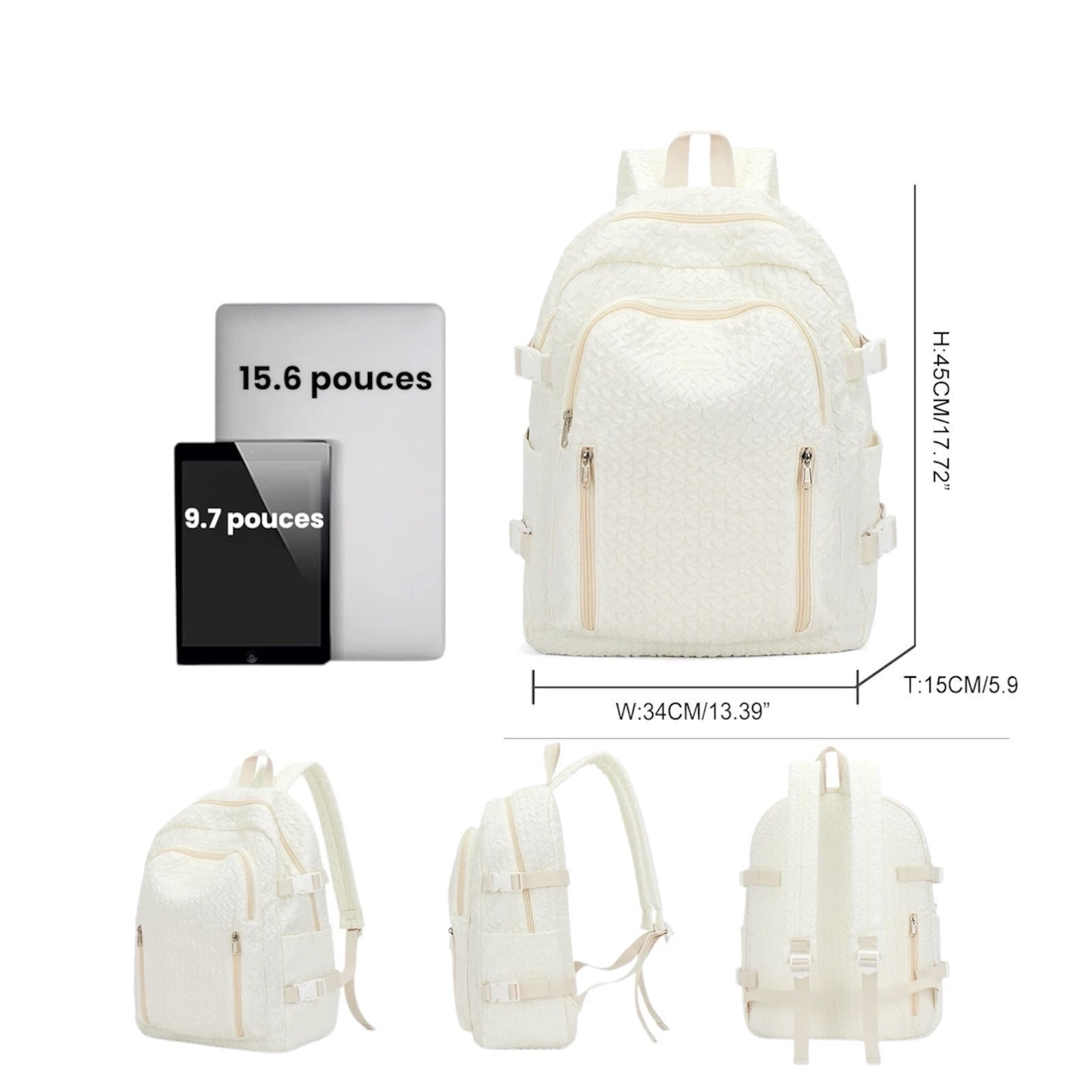 sac pour femme taille