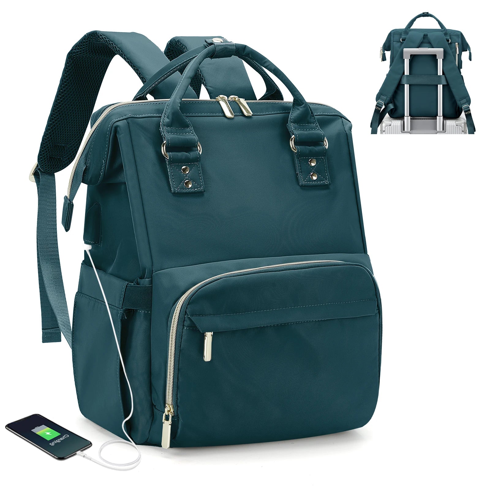 Sac a Dos Femme Pour Ordi Portable bleu