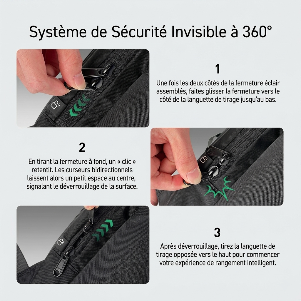 Sac à dos ordinateur 17,3" extensible 29-40L imperméable antivol 360° RFID USB