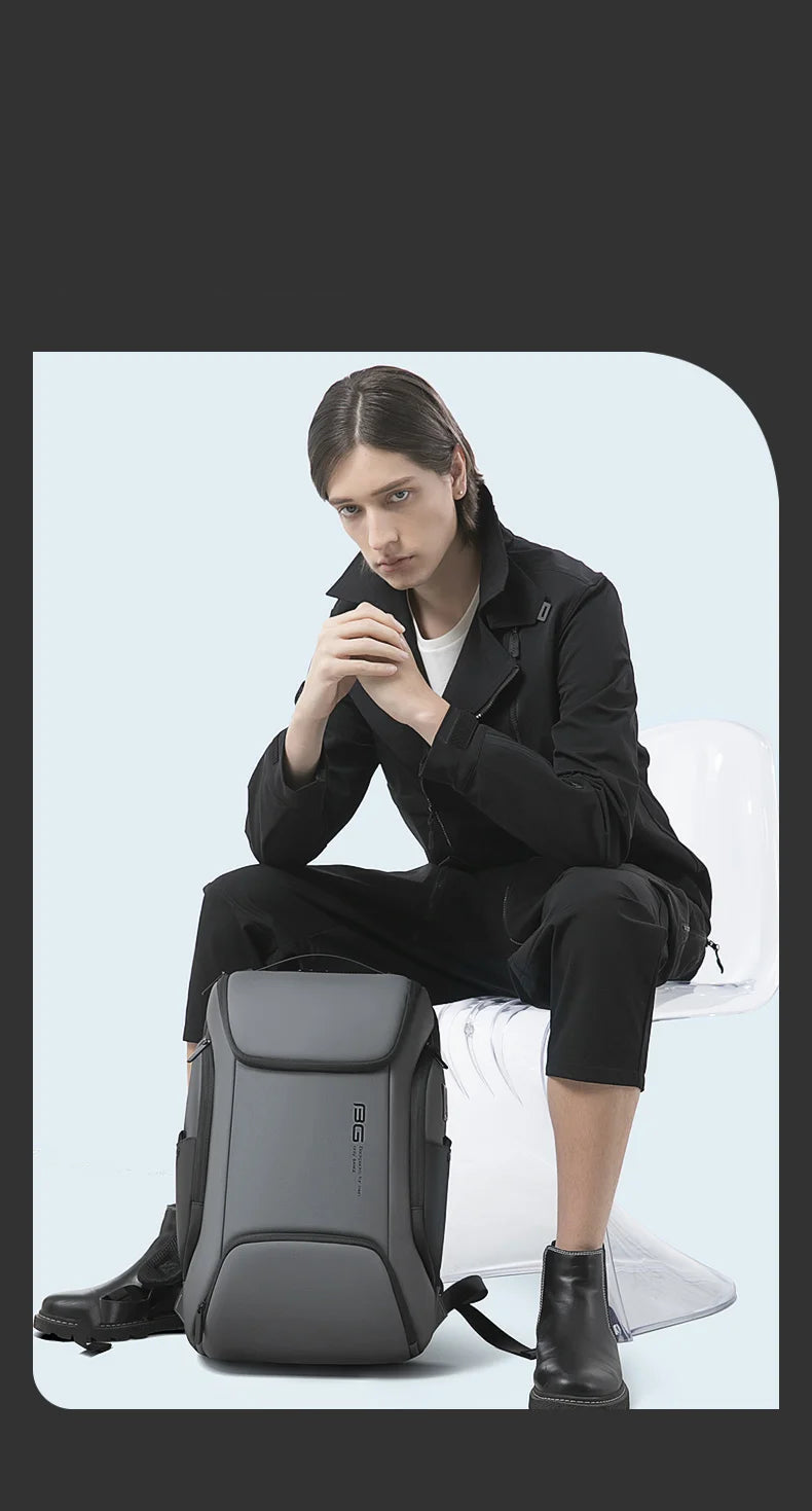 Sac à dos ordinateur Premium – 17 pouces – Design structuré & Port USB