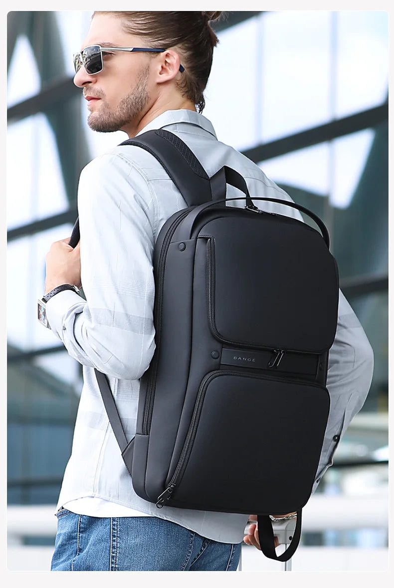 Sac à dos ordinateur Premium - 17 pouces - Design fin & port USB