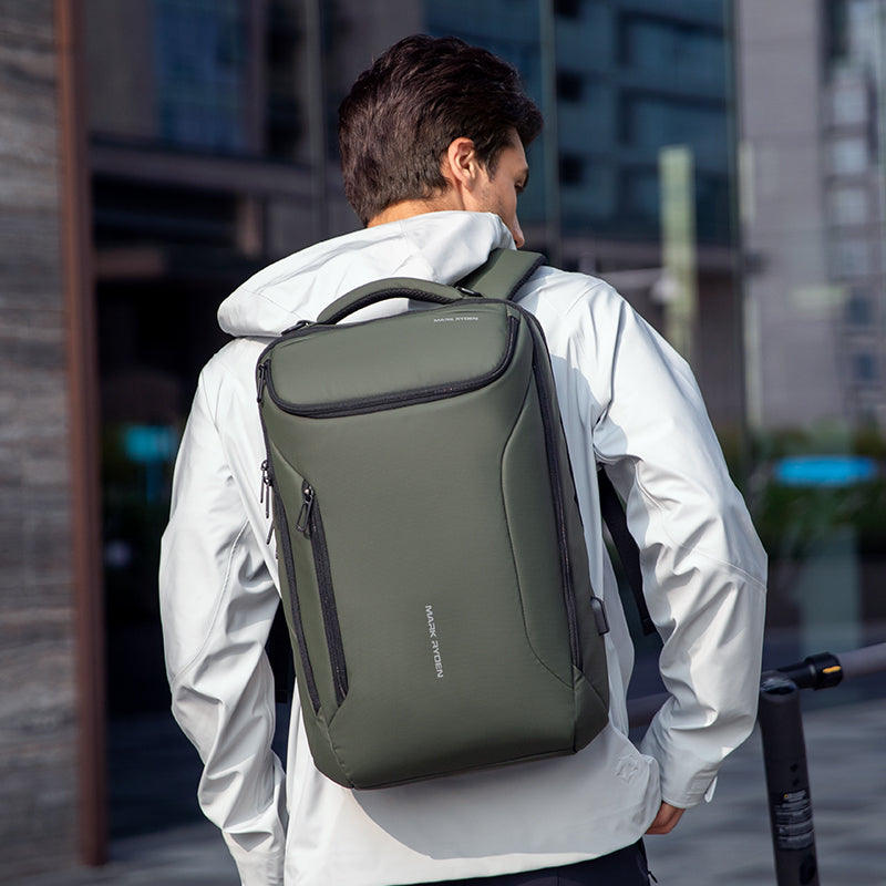 Sac à dos ordinateur grande capacité 17 pouces – Design sobre et rangement spacieux