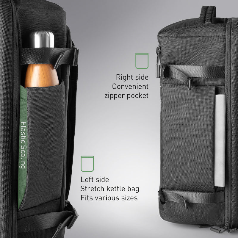 Sac à dos ordinateur 15,6” étanche et léger – idéal pour les voyageurs organisés