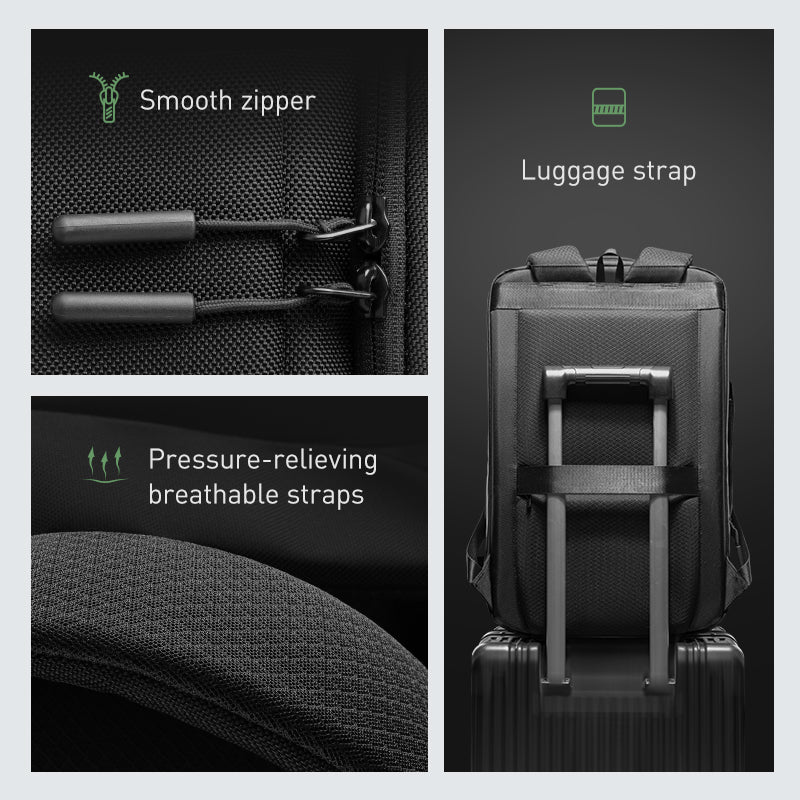 Sac à dos ordinateur 15,6” étanche et léger – idéal pour les voyageurs organisés