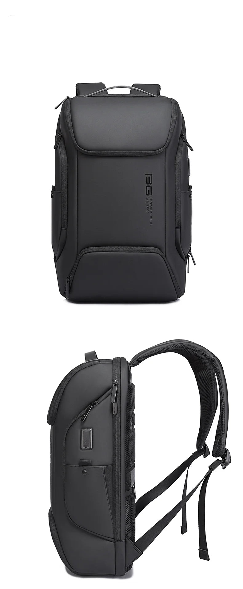Sac à dos ordinateur Premium – 17 pouces – Design structuré & Port USB