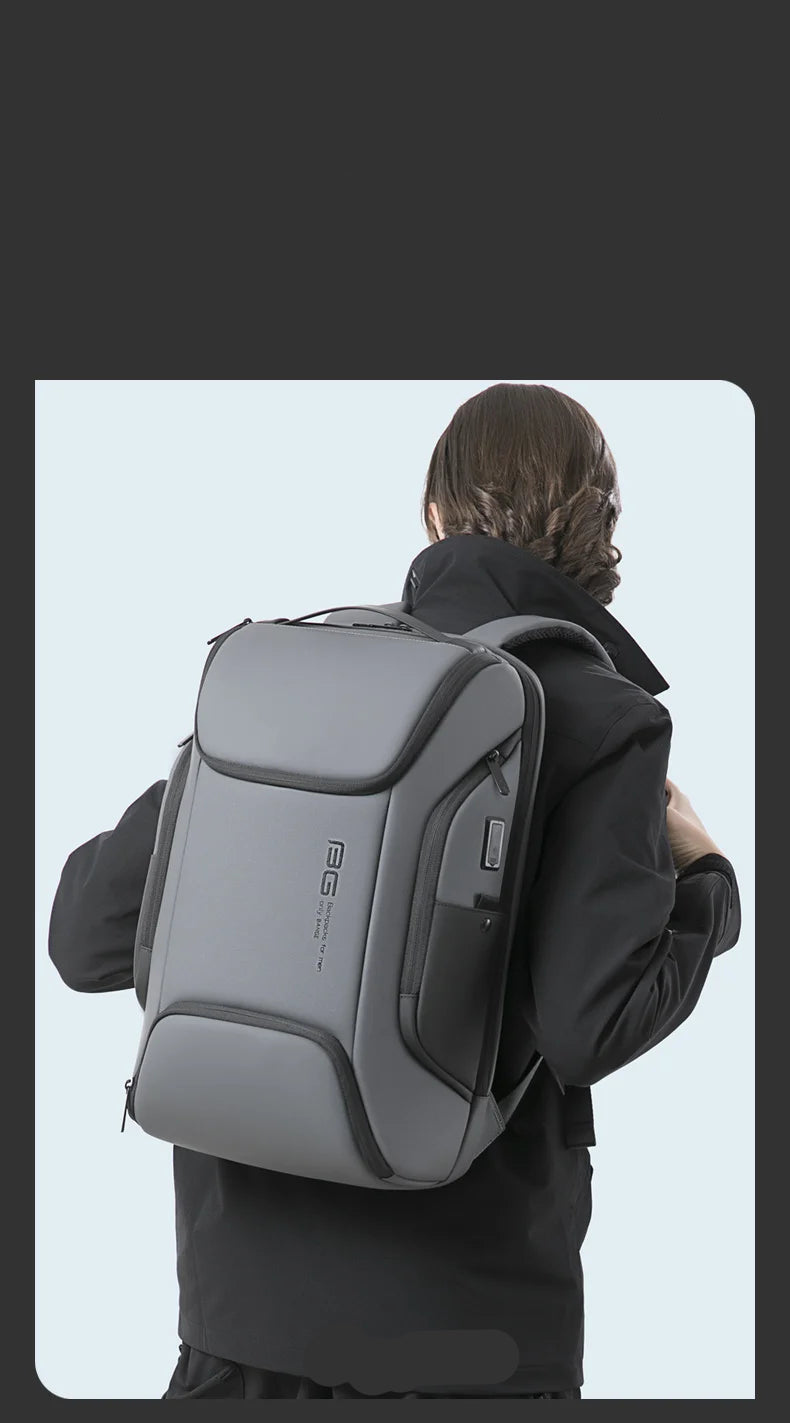 Sac à dos ordinateur Premium – 17 pouces – Design structuré & Port USB