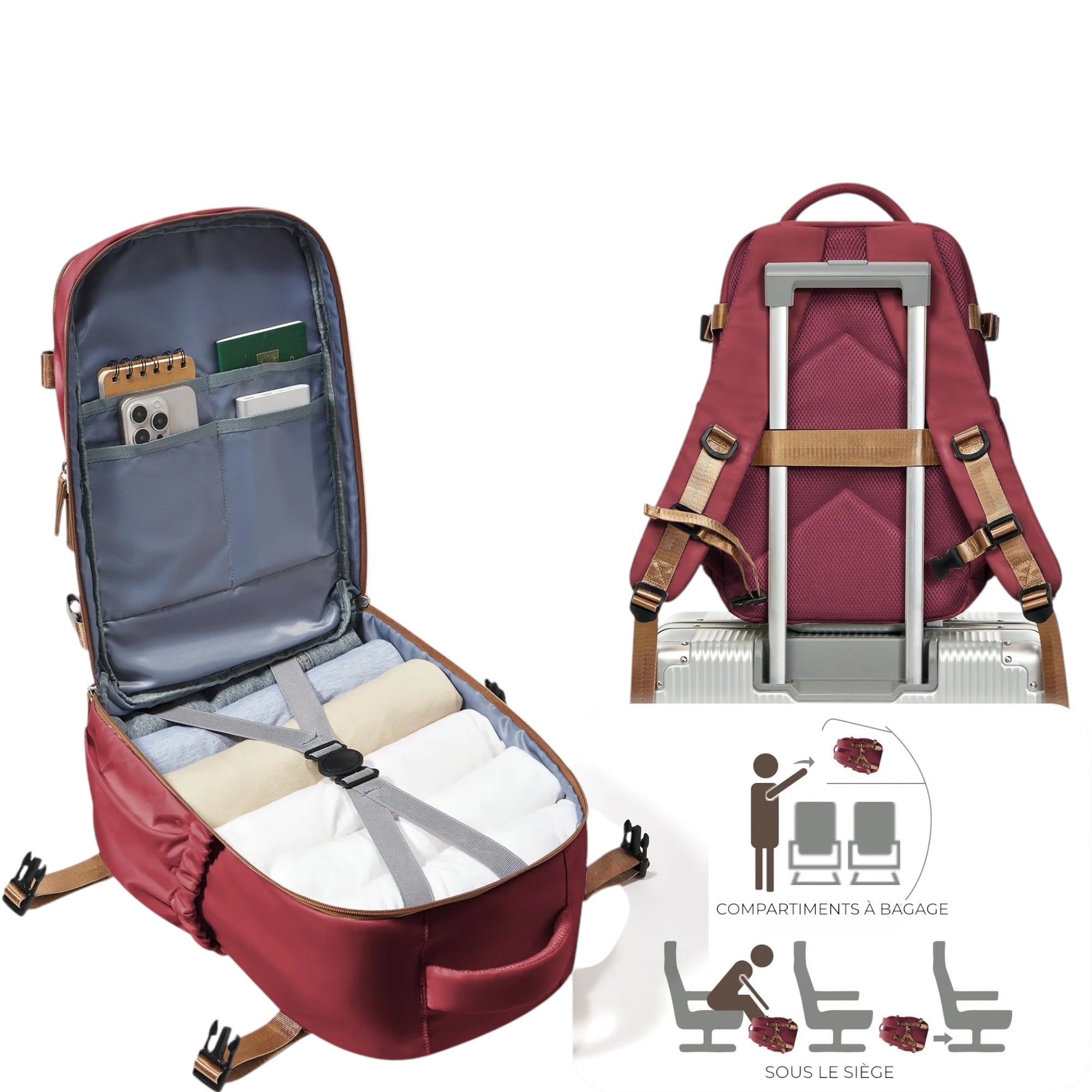 sac d'ordinateur pour avion