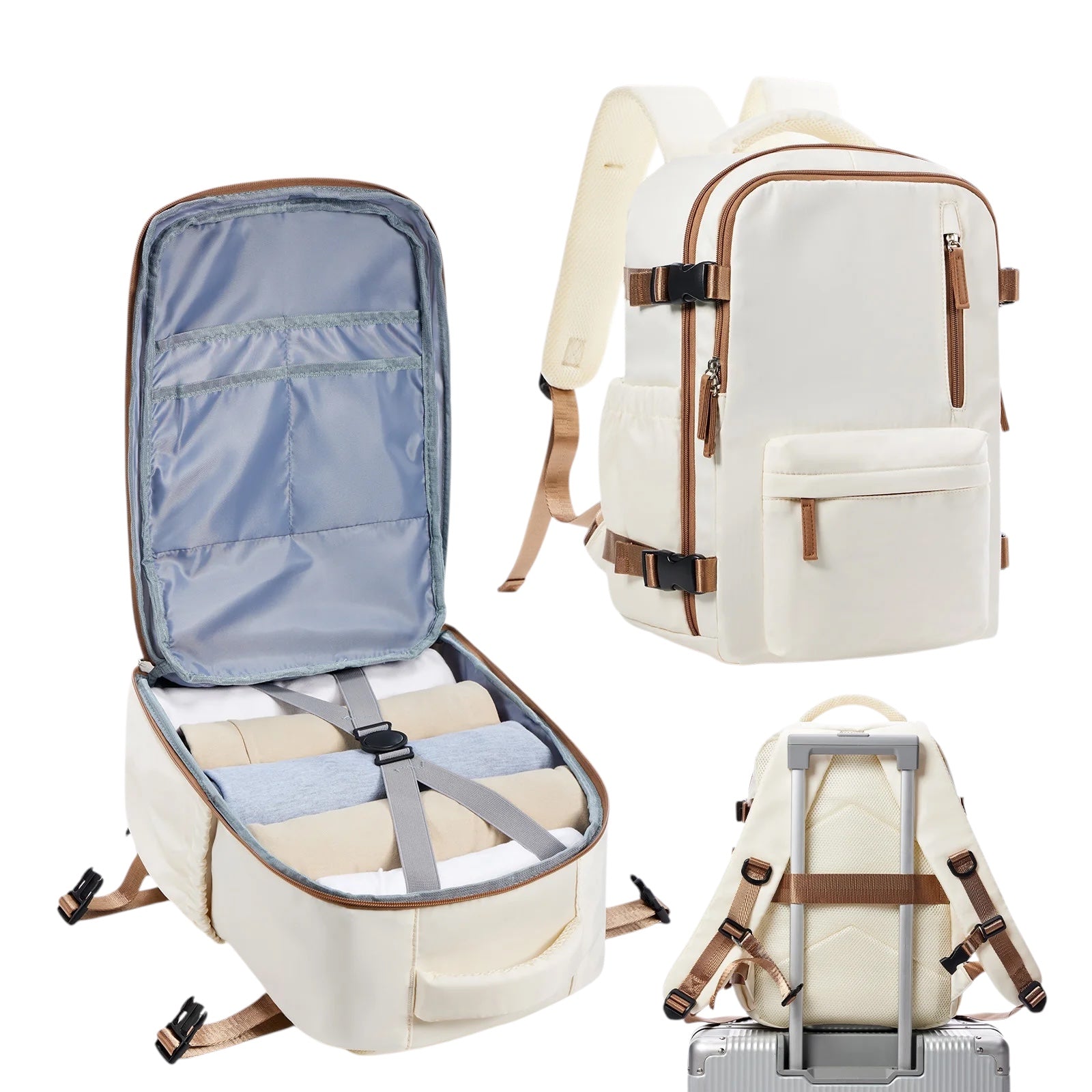 Sac à dos ordinateur souple de 15 pouces pour homme