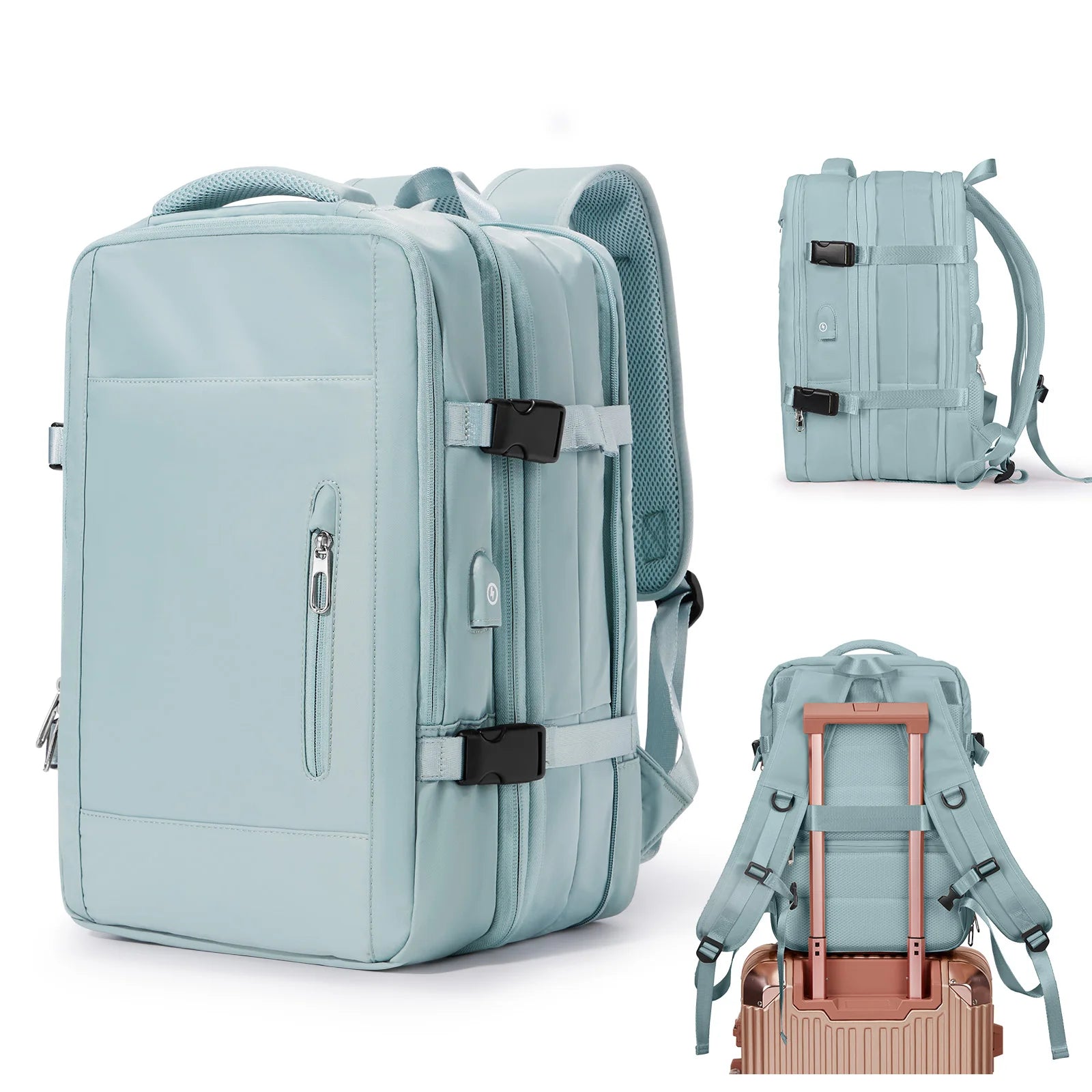 Sac à dos ordinateur homme - 15 pouces - Robuste avec renfort dorsal