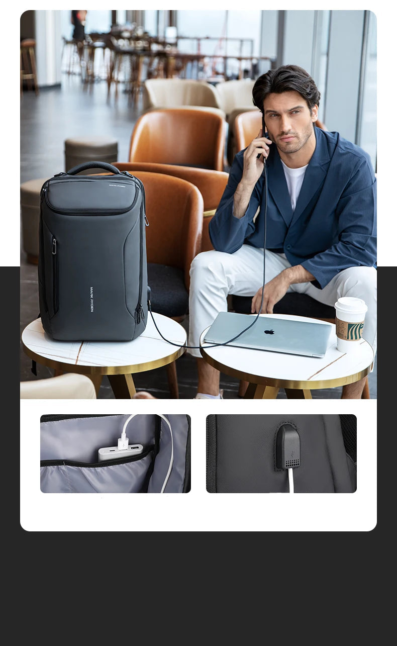 Sac à dos ordinateur affaire - 17 pouces - Déplacement Pro & port USB