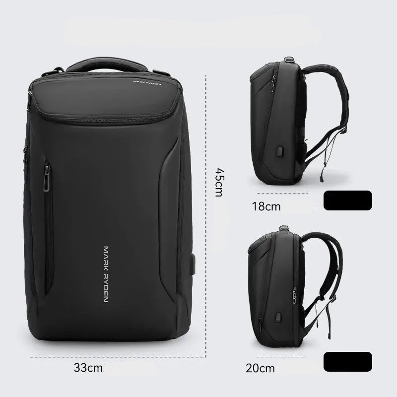 Sac à dos ordinateur 17 pouces ergonomique matelassé