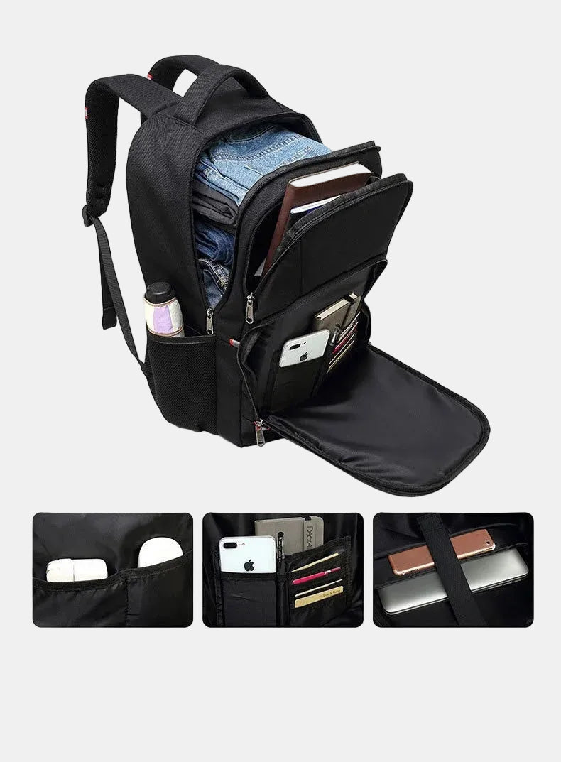 Sac à dos ordinateur portable noir 17 pouces