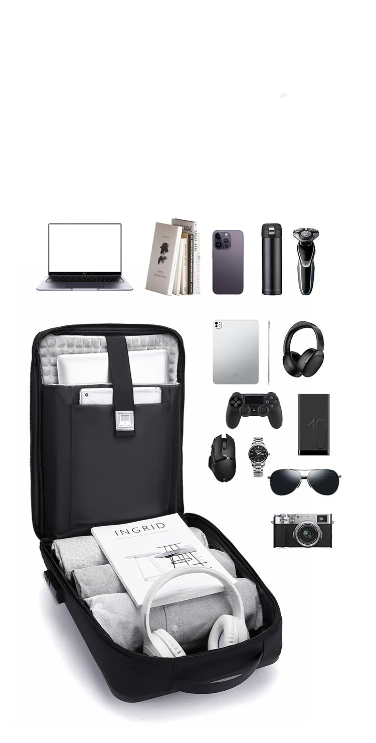 Sac à dos ordinateur à coques en ABS