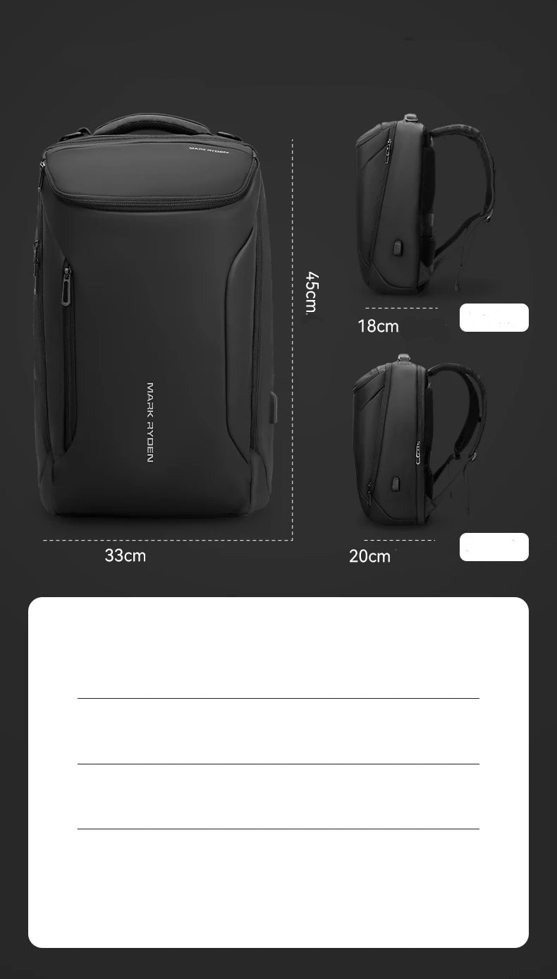 Sac à dos ordinateur affaire - 17 pouces - Déplacement Pro & port USB