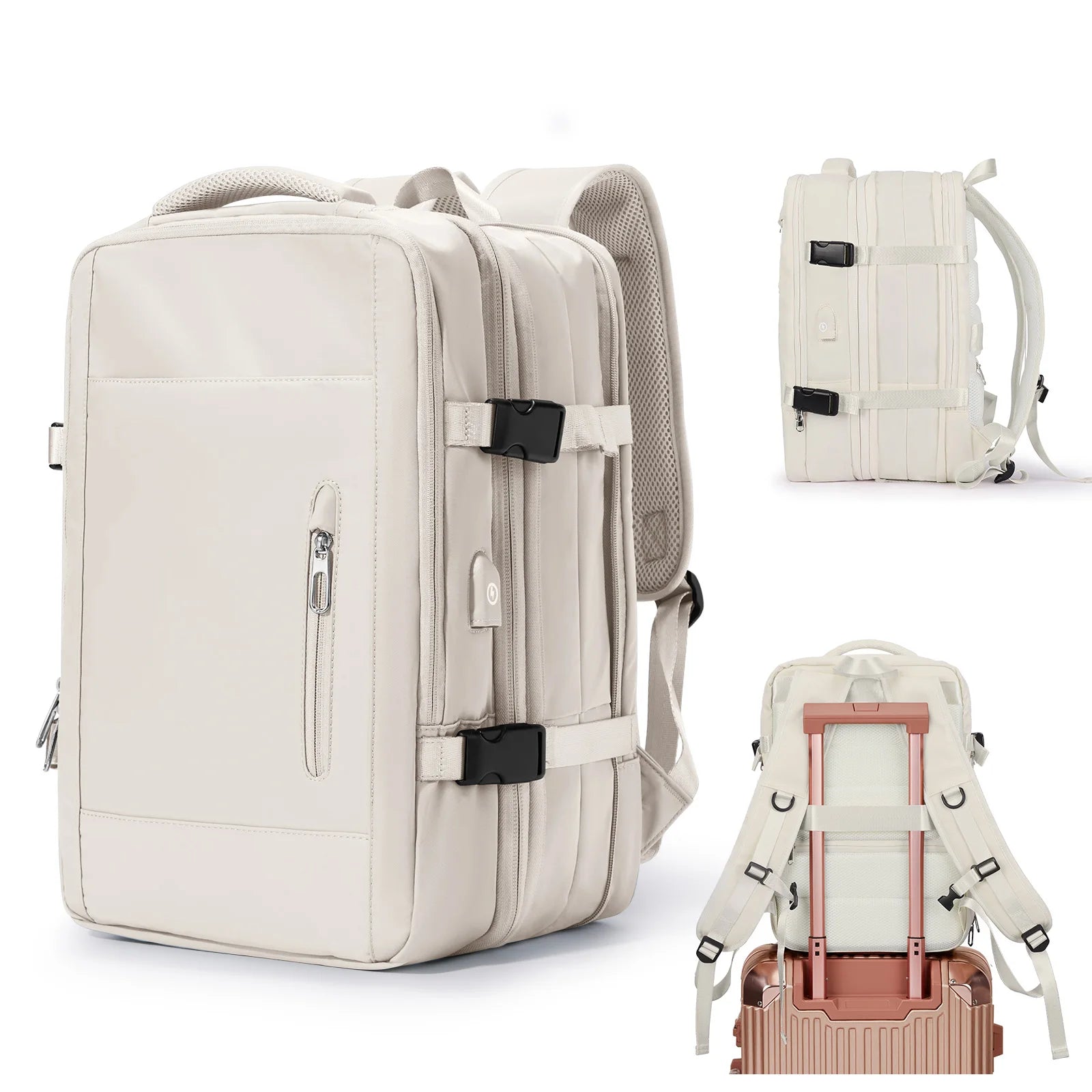 Sac à dos ordinateur homme - 15 pouces - Robuste avec renfort dorsal