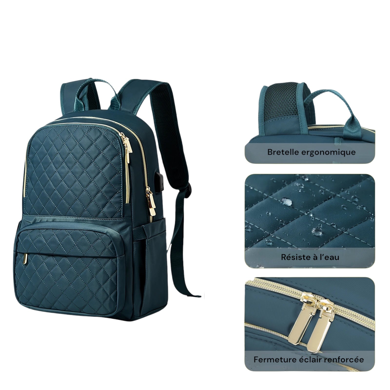bretelle sac à dos femme pour ordinateur
