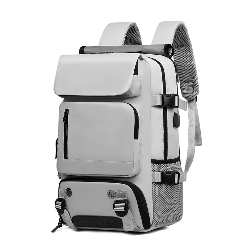 Sac à dos blanc ordinateur portable de voyage