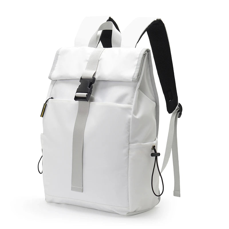 Sac à dos blanc ordinateur pour femme imperméable