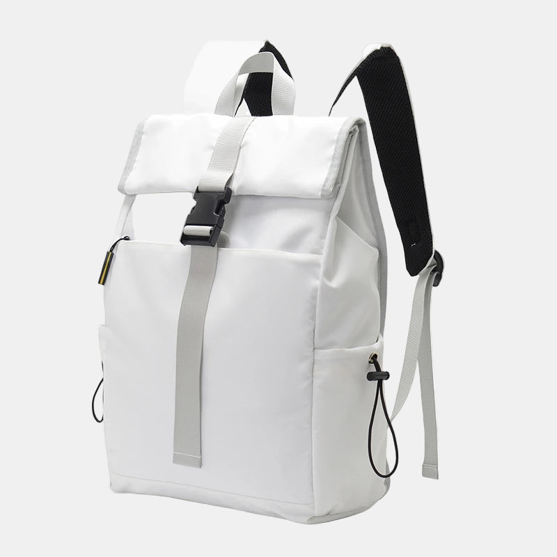 Sac à dos blanc ordinateur pour femme imperméable