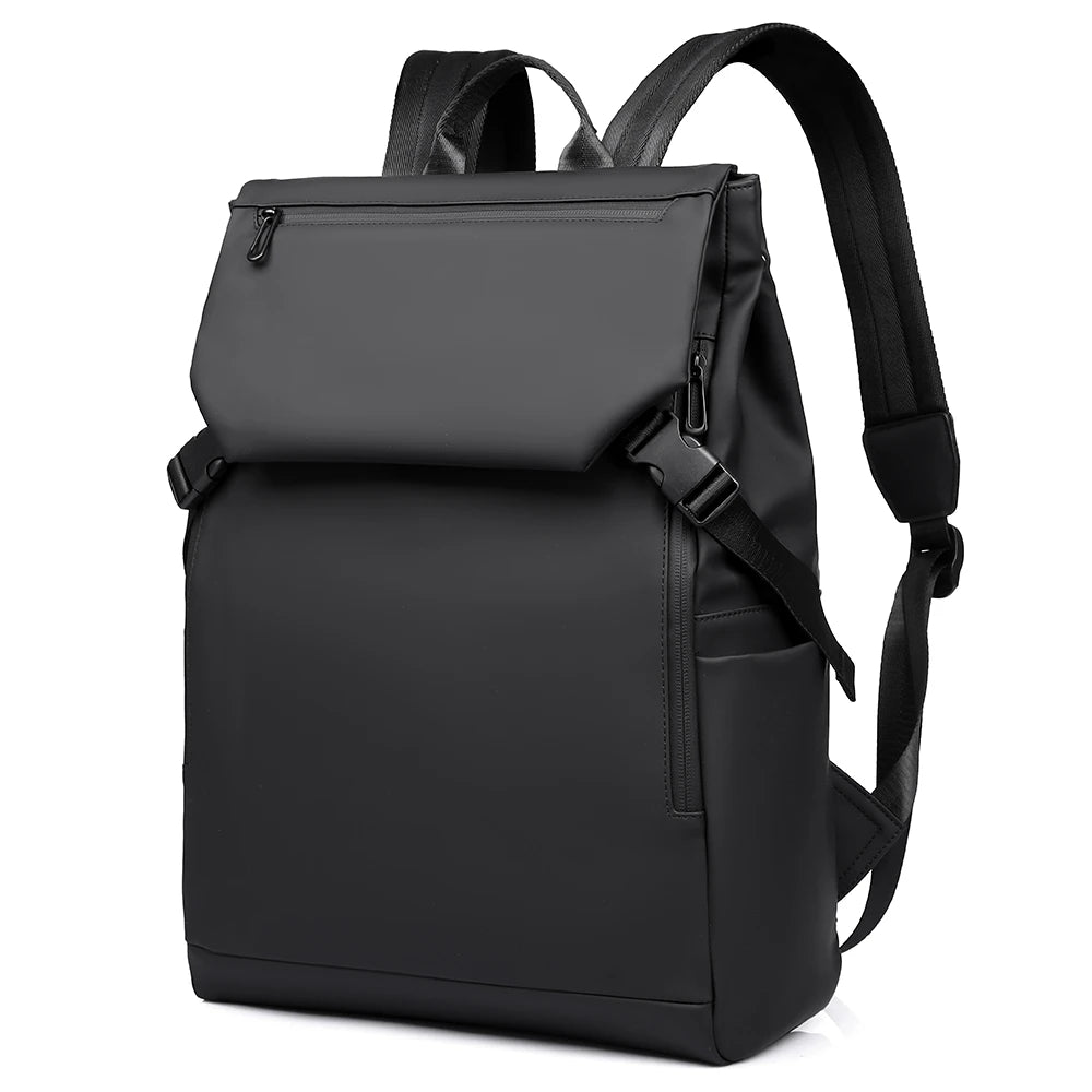 Sac à dos noir pour ordinateur en tissu 16 pouces