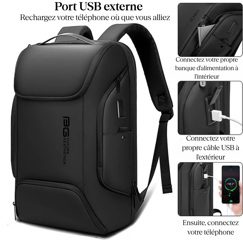 Sac à dos ordinateur business pour homme