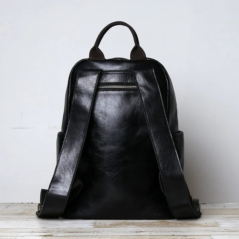 Sac à dos pour ordinateur portable à bandoulière noir