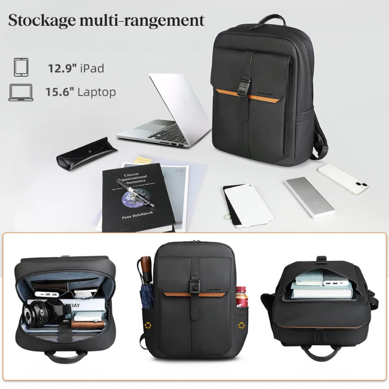 Sac à dos ordinateur pour cadre multi rangement