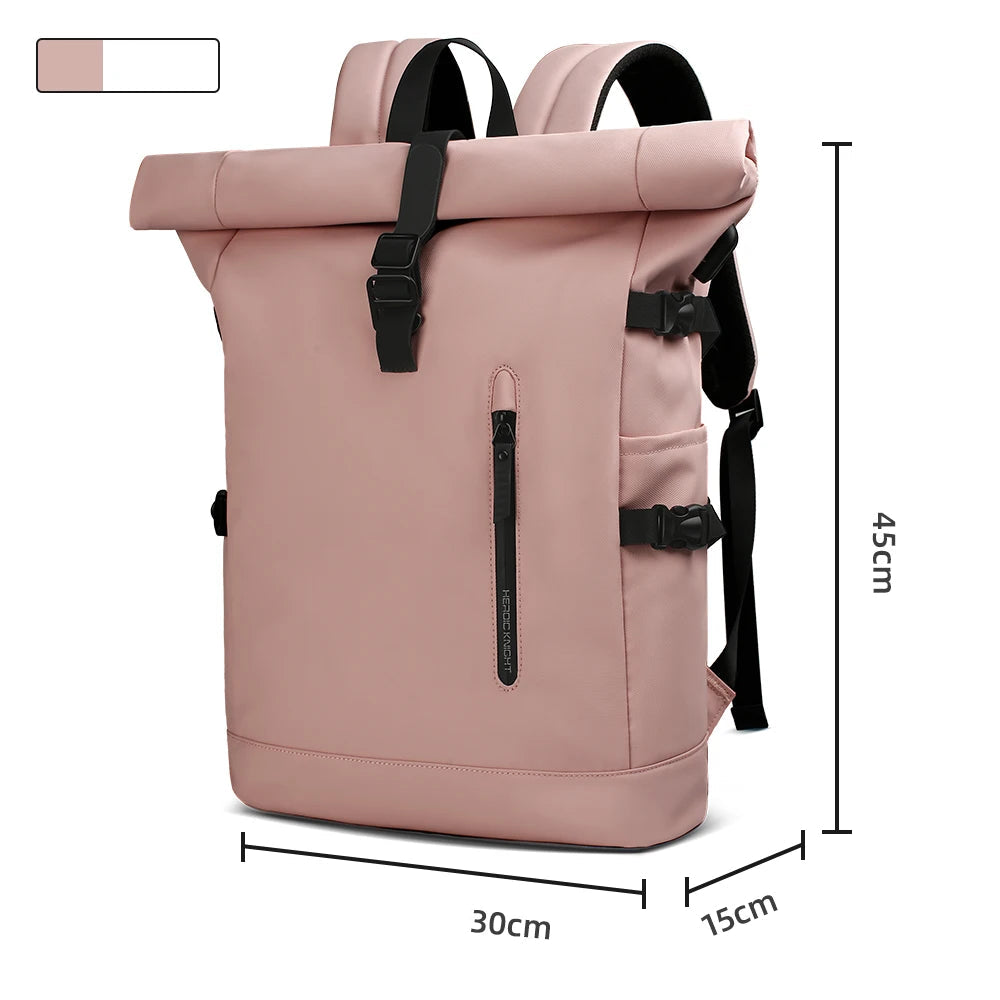 sac à dos souple rose etanche pour ordinateur