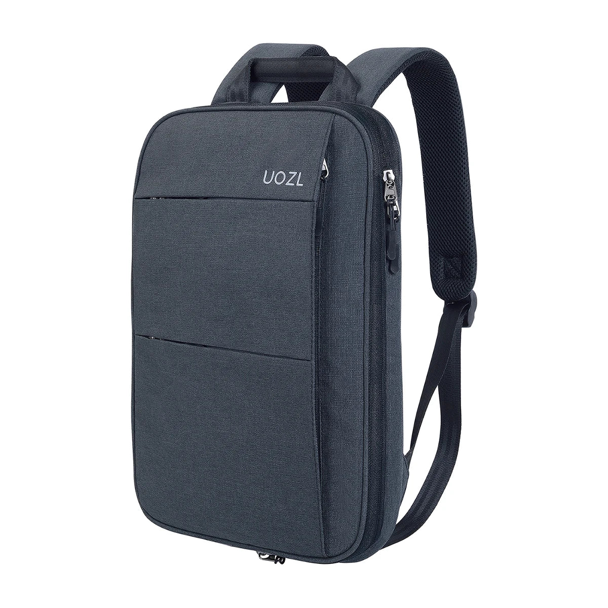 Sac à dos gris foncé pour ordinateur de voyageur 14 pouces