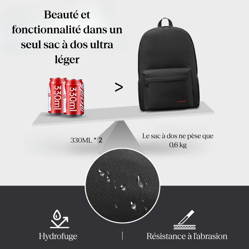 Sac à dos ordinateur portable 15 pouces étudiant université