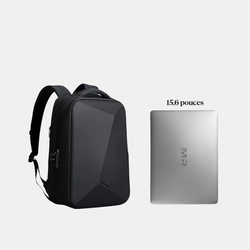 Sac à dos ordinateur rigide extensible 15,6 pouces – Étanche et antivol