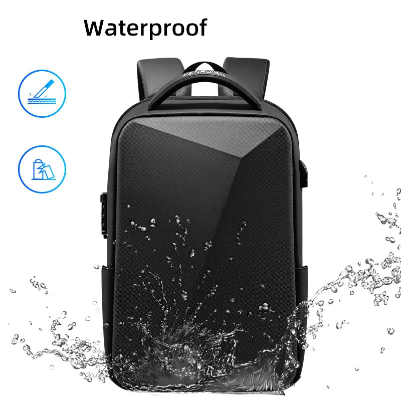 Sac à dos ordinateur premium - 15,6 pouces - design business & sécurité discrète