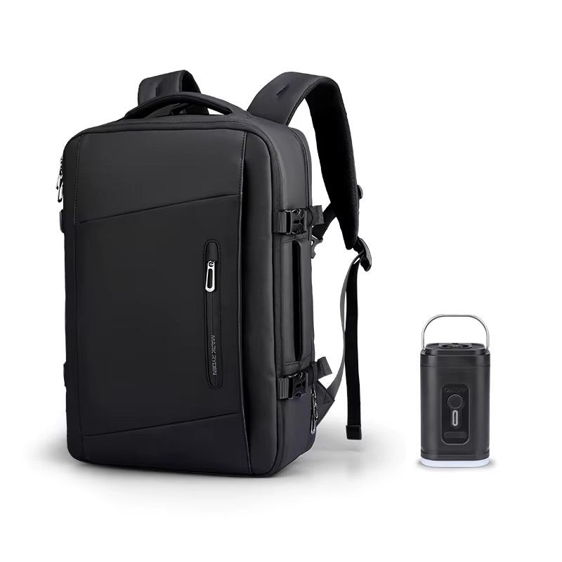 Sac à dos ordinateur extensible 17 pouces – Compression sous vide et port USB intégré