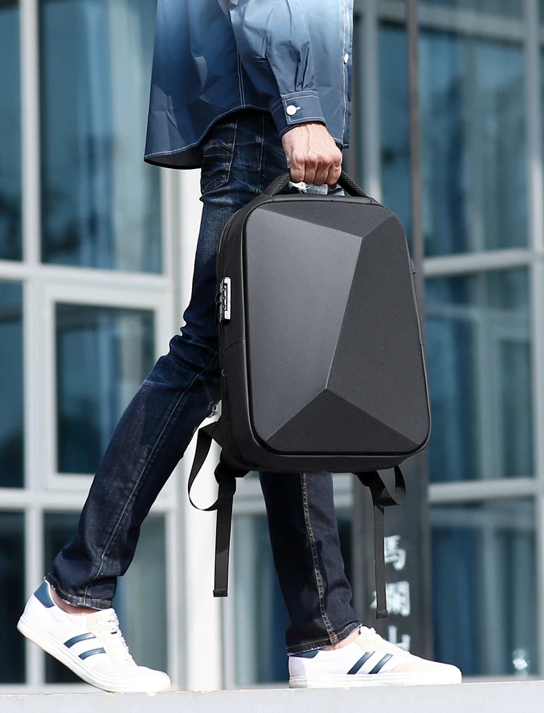Sac à dos ordinateur premium - 15,6 pouces - design business & sécurité discrète