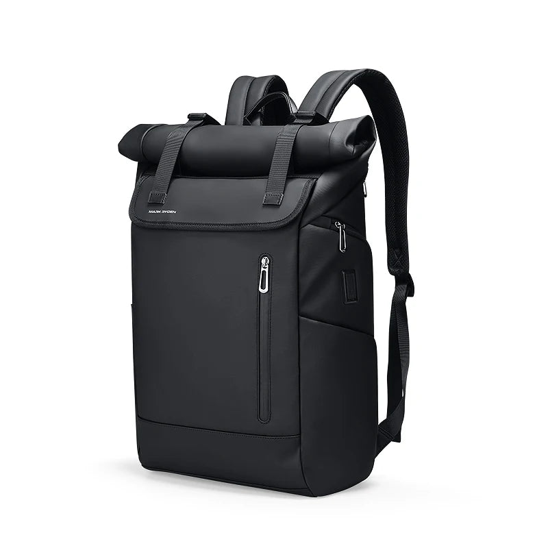 Sac à dos ordinateur 17,3" imperméable roll-top 29L extensible USB
