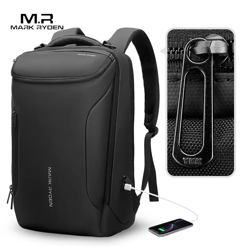 Sac à dos ordinateur grande capacité 17 pouces – Design sobre et rangement spacieux