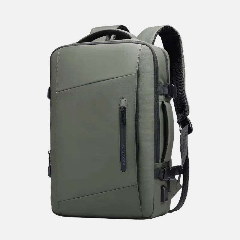 Sac à dos ordinateur extensible 36L – Grand volume, port USB, idéal voyage pro
