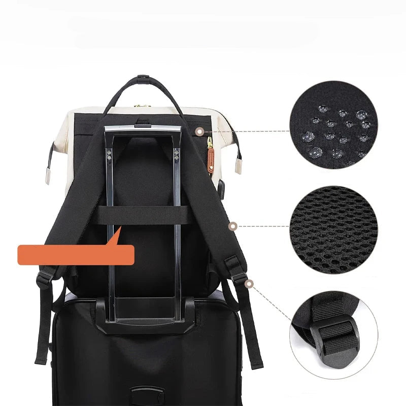 Sac à dos femme pour ordinateur 15,6 pouces – Élégance & praticité