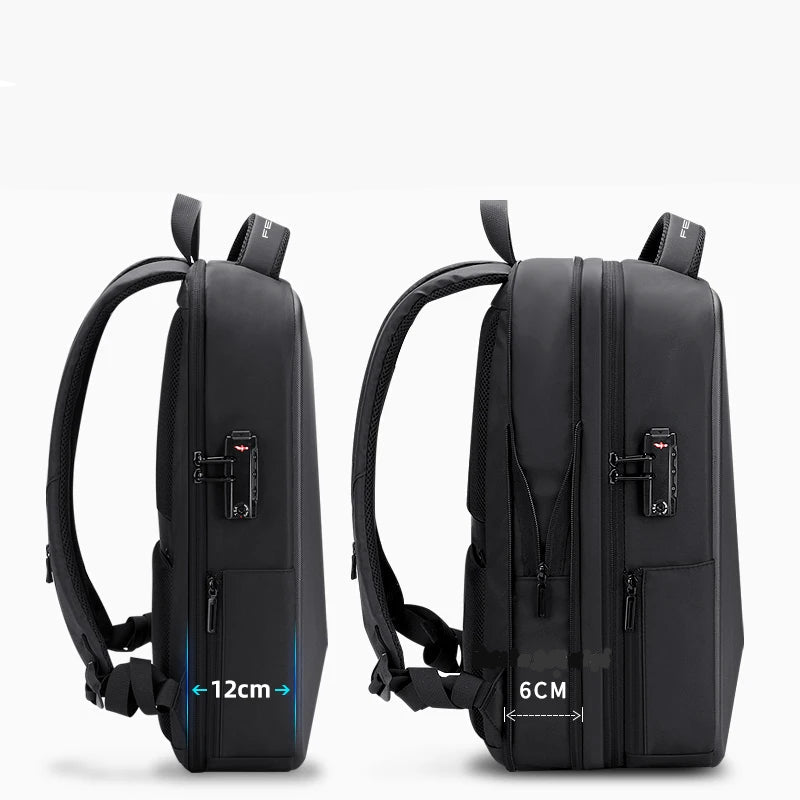 Sac à dos ordinateur premium - 15,6 pouces - design business & sécurité discrète